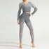 the keeper graduated colour legging & long sleeve top SET grey